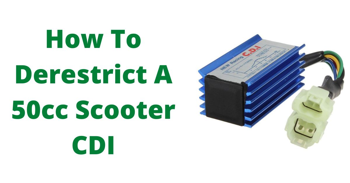 How To Derestrict A 50cc Scooter CDI