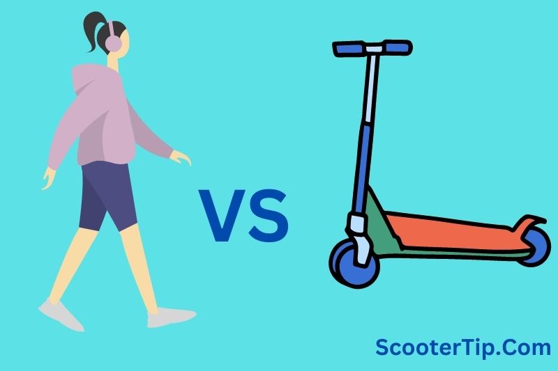 Kick Scooter Vs Walking: (Find Best Way To Get Around!)