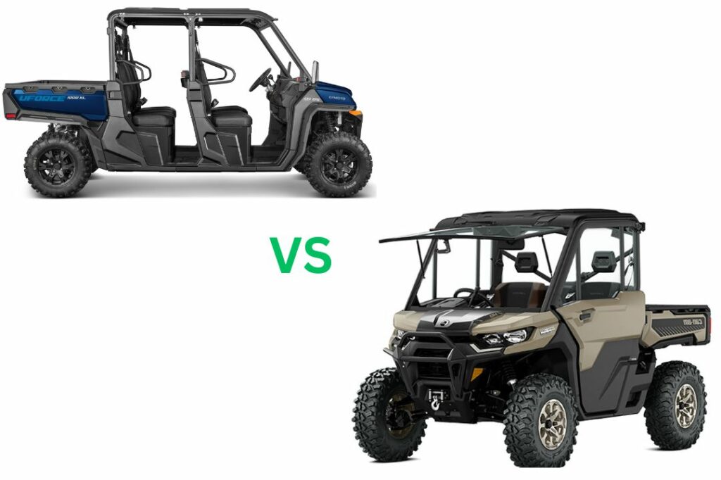 Cfmoto Uforce 1000 vs Can Am Defender (Which Is Best!) 2024 » Scooter Tip
